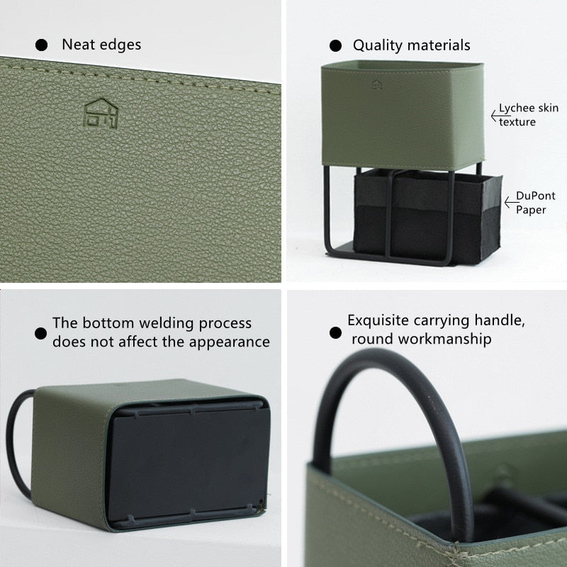 Carvallo Läder Förvaringskorg Carvallo