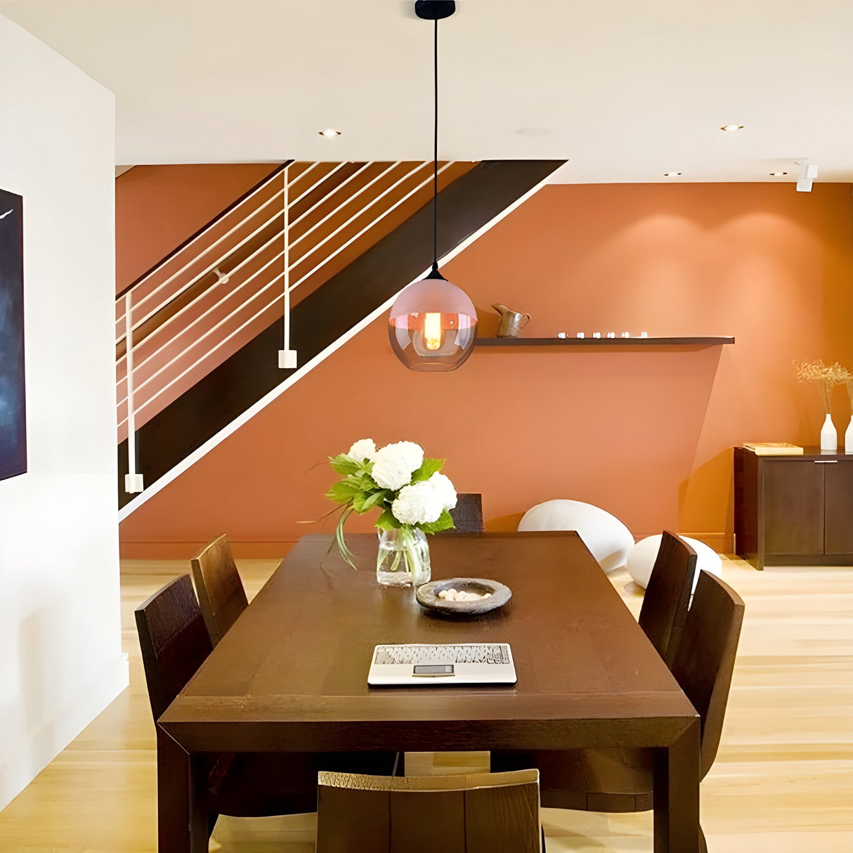 LED-Hänglampa i glas – Modern, skandinavisk design för stiliga vardagsrum Carvallo