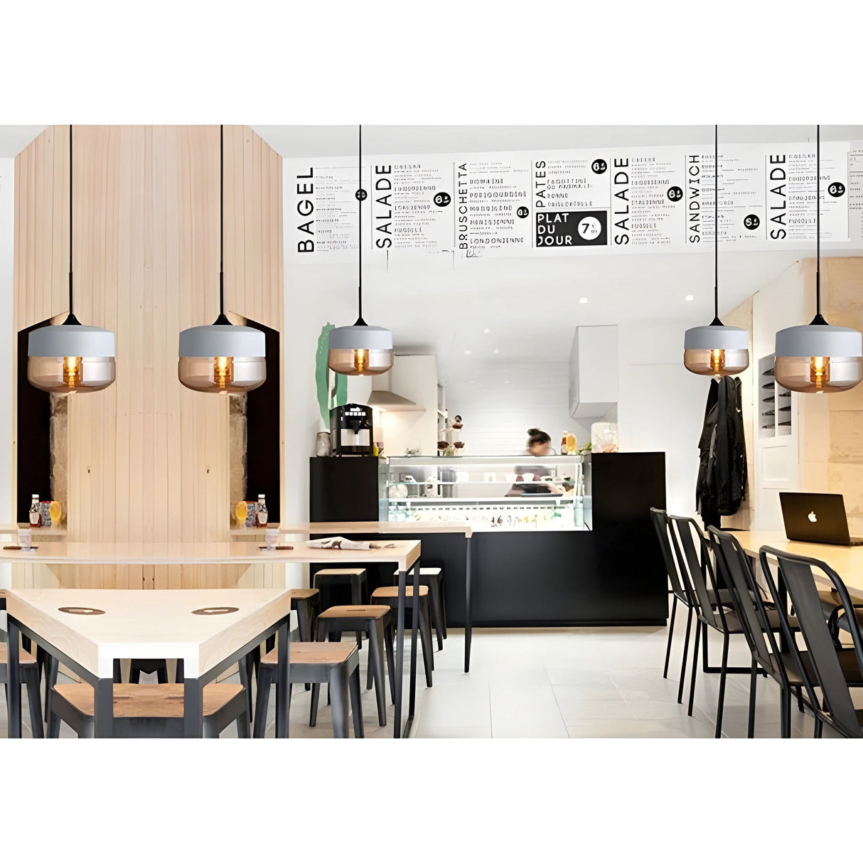 LED-Hänglampa i glas – Modern, skandinavisk design för stiliga vardagsrum Carvallo