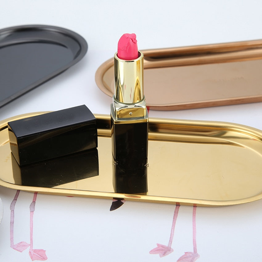 Carvallo – Minimalistisk Metall Displaybricka för Stilig Organisering Carvallo