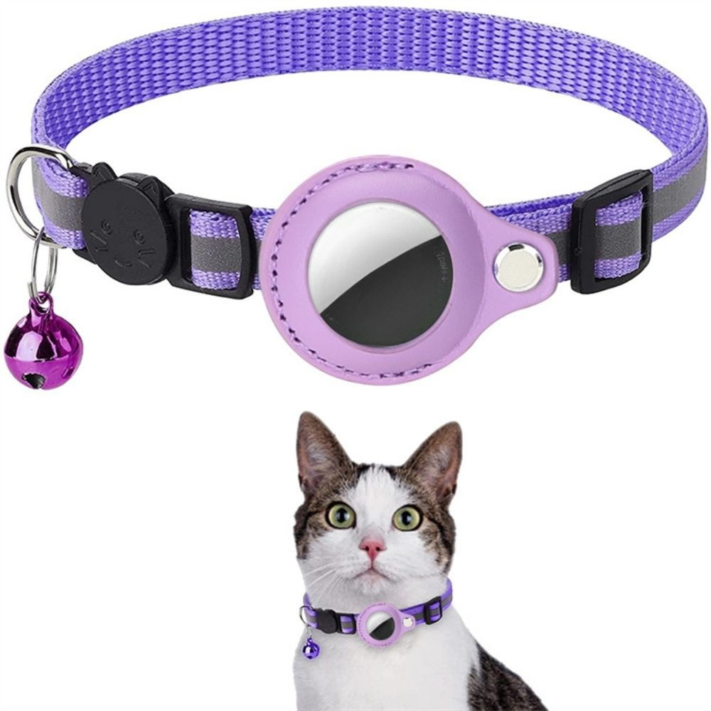 Katt Halsband Nylon Reflekterande GPS Tracker Rem Carvallo
