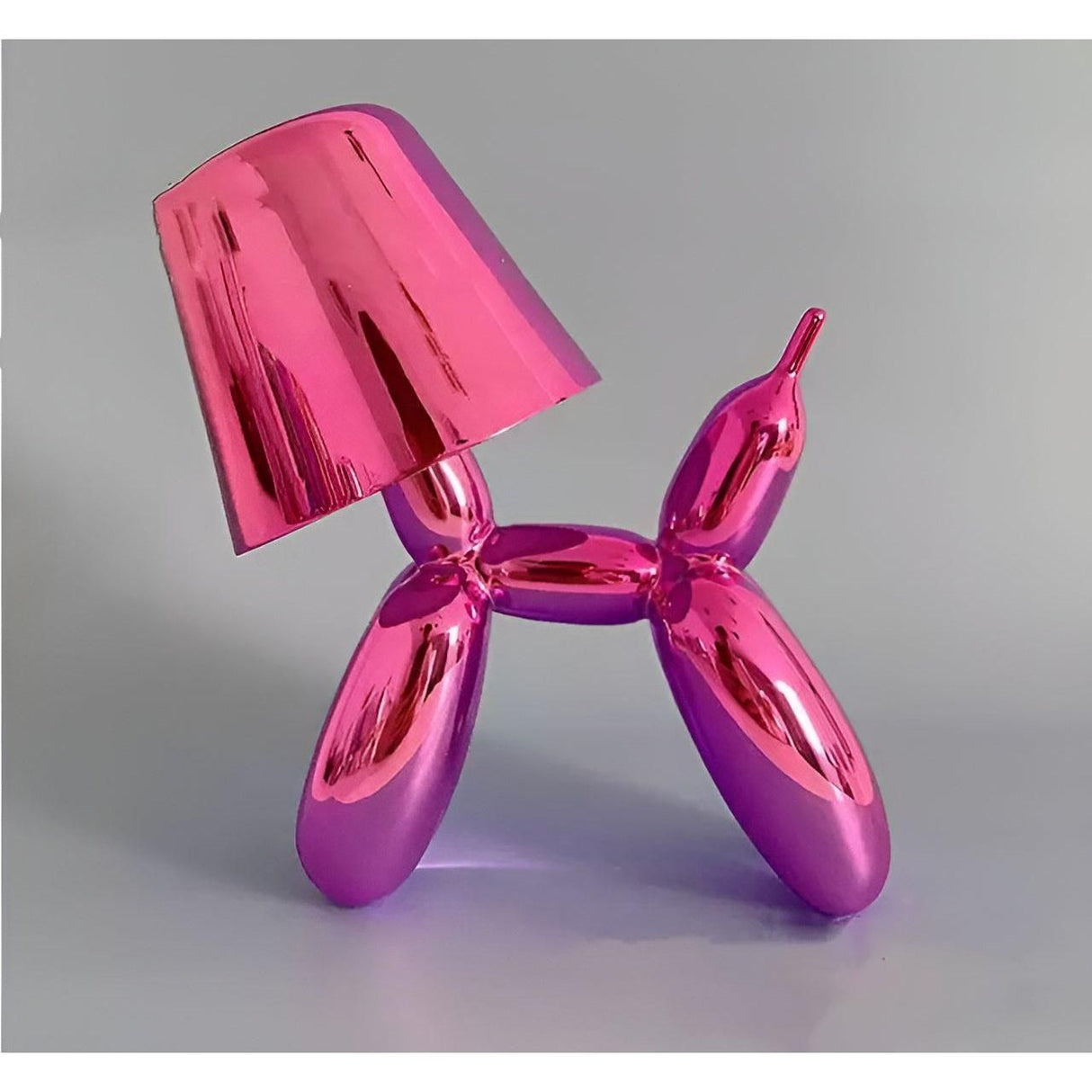 Pawsitive Glow: Kreativ elektropläterad hundlampa för det trendiga hemmet eller kontoret Carvallo