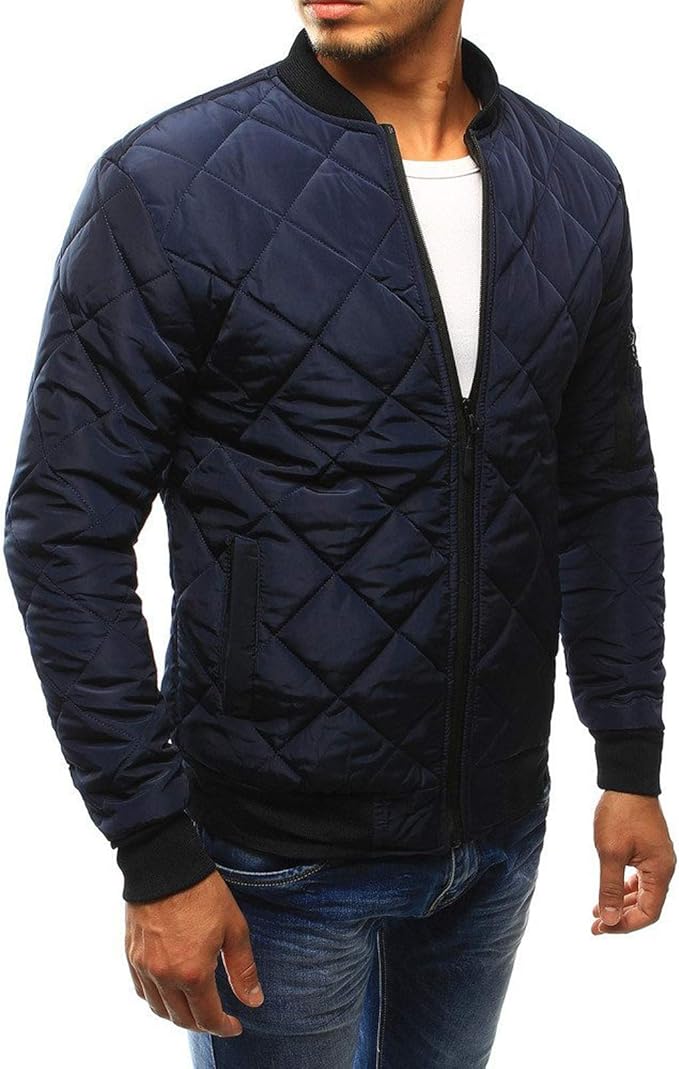 Quiltad bomberjacka för män-Hemnix-Hemnix