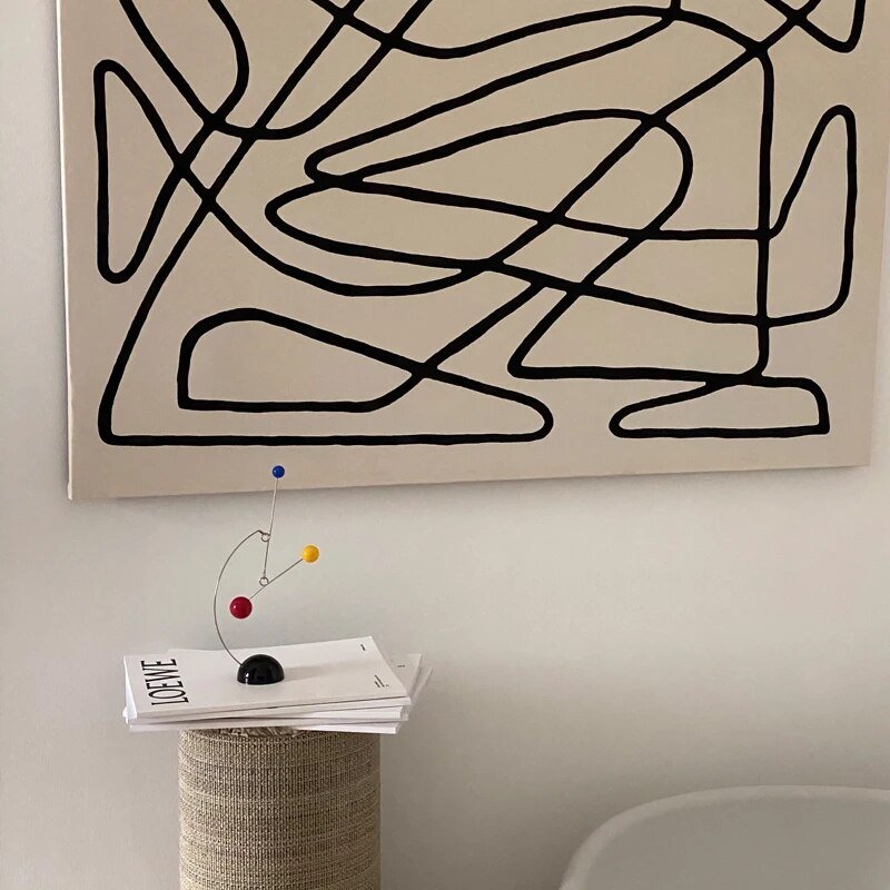 Kreativ Skrivbord Balans Mobil Dekoration i Metall Design Carvallo