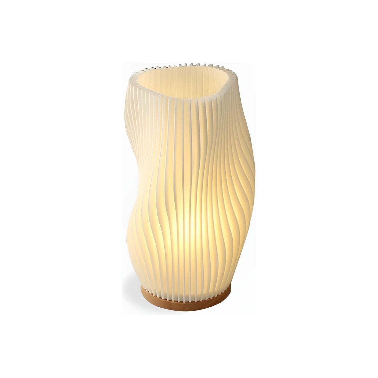 ChicPleats Lampa - Luksusig Fransk Kräm Ficklampor för en Mysig Atmosfär Carvallo