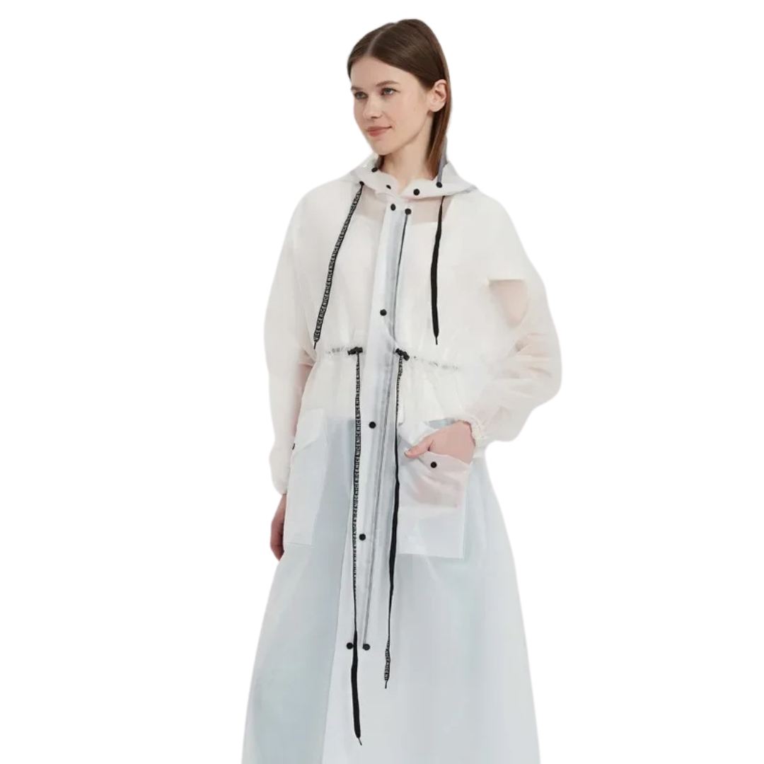 Lång regnrock för kvinnor Hemnix