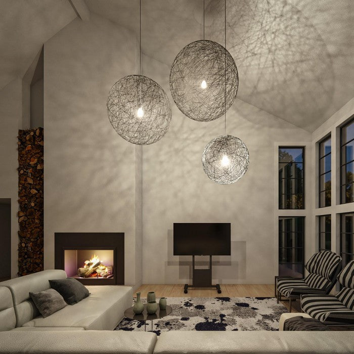 RandomGlow - Unik Slumptäckande Design Pendellampa För Moderna Interiörer Carvallo