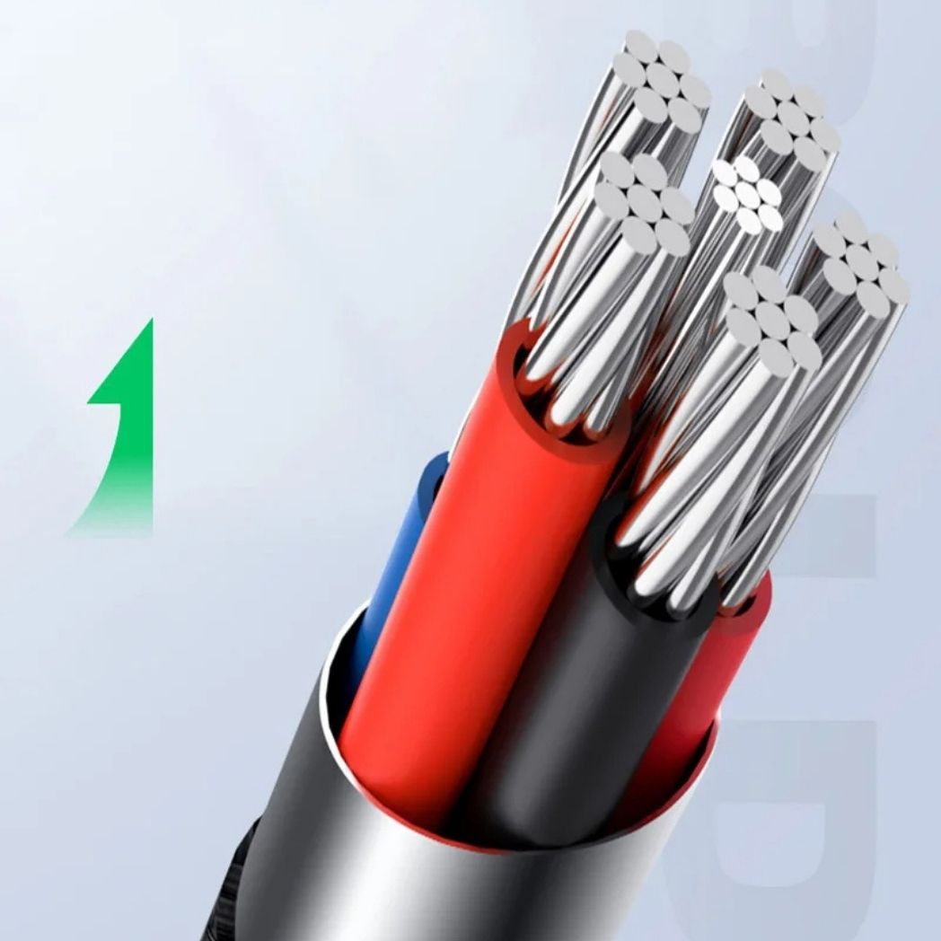 USB-kabel Snabbladdning Flätad Sladd Carvallo