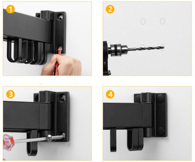 Utdragbart torkställ för kläder-Accessories-Bellasverige-Hemnix