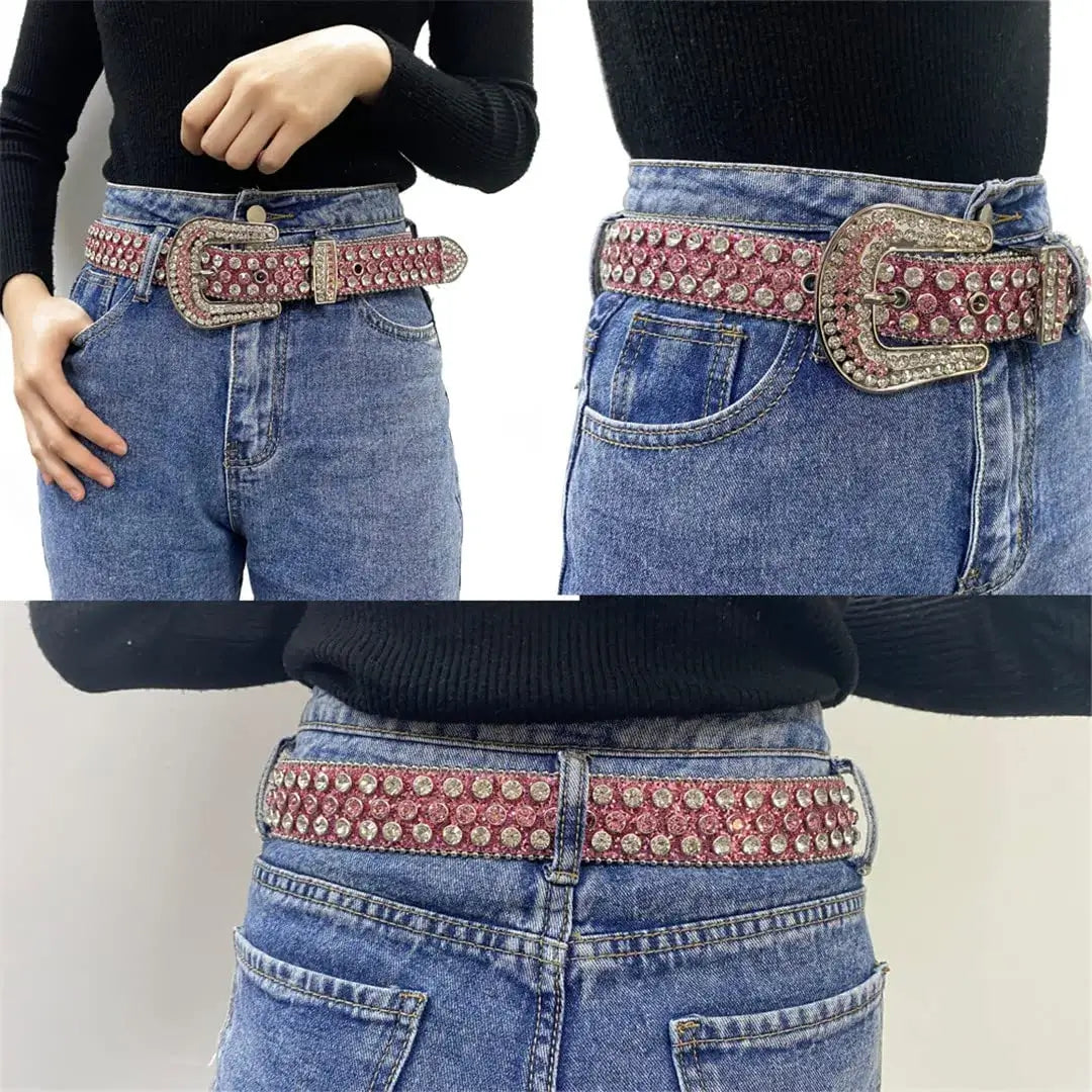 Rhinestone Diamond Belt-Accessories-Hemnix-Hemnix