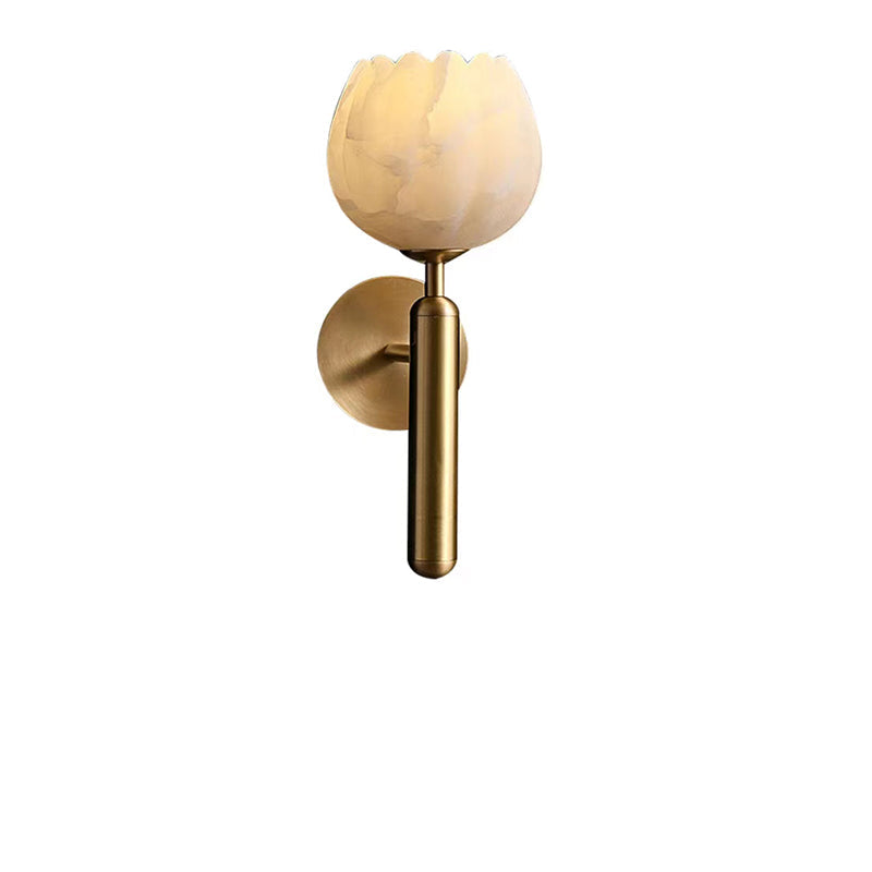 LuxeLicht - Romantisk Vägglampa med Marmorfinish Carvallo