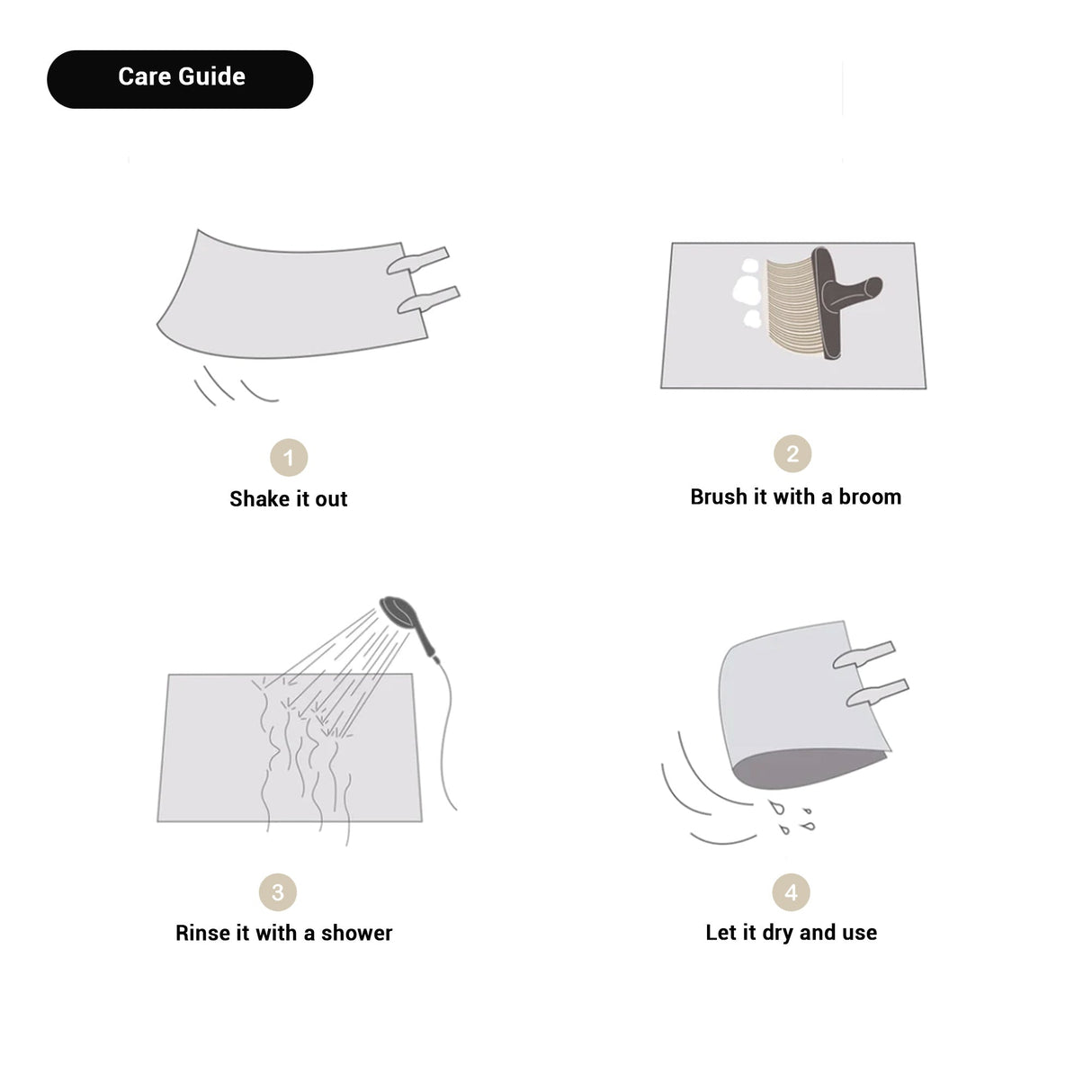 Carvallo – Lyxig Handgjord Badmatta med Abstrakt Design för Stilsäkra Badrum Carvallo