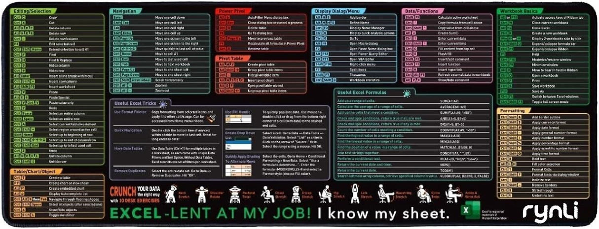 Halkfri Snabbkommando Tangentbordsmatta-VaruZ-Hemnix