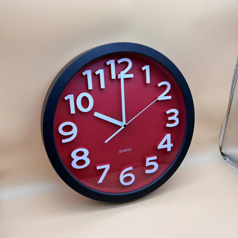 QuietElegance – Tyst väggklocka med dekorativ design för lugna rum Carvallo