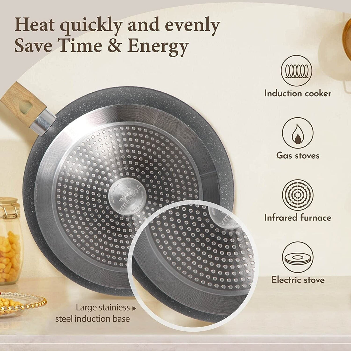 12-delars nonstick köksredskap set Carvallo