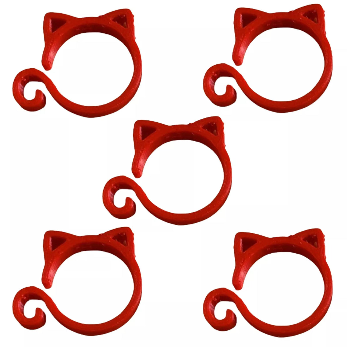 Katt-formad växtklipp – Söt växtstöd för trädgård och inomhusväxter Carvallo