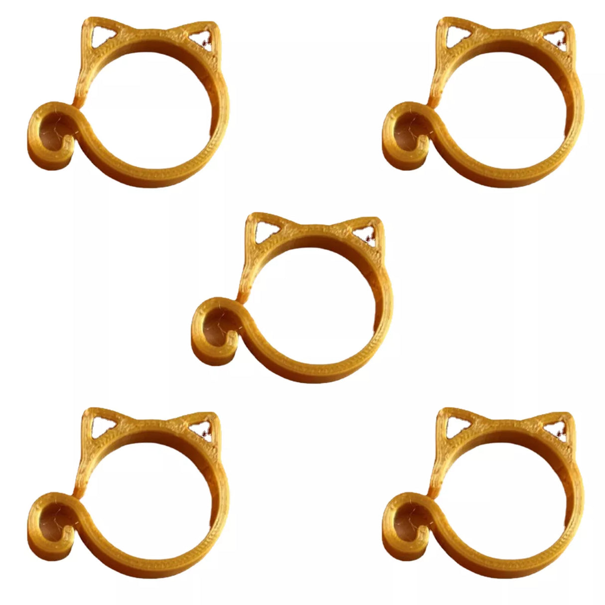 Katt-formad växtklipp – Söt växtstöd för trädgård och inomhusväxter Carvallo