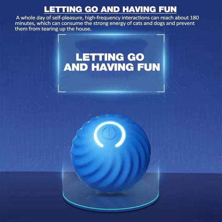 Royaleva Aktiv Rullande Boll – Automatisk Anti-Anxiety Leksak för Husdjur & Människor Carvallo