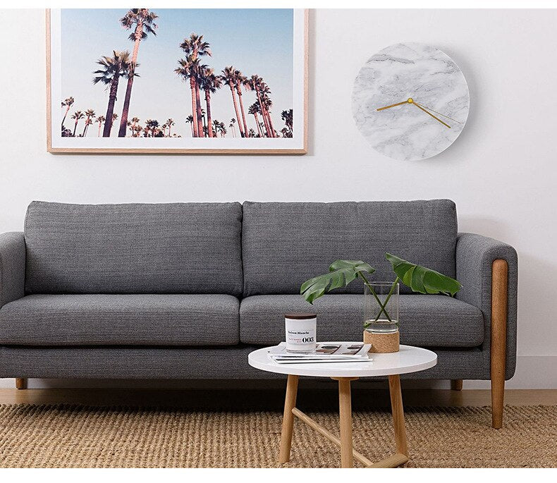 Väggklocka av nordisk marmor Carvallo