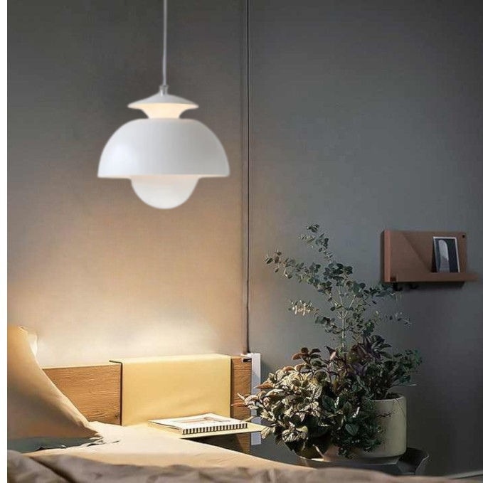 Pendulum lamp Scandinavian Orange Modern Design Carvallo