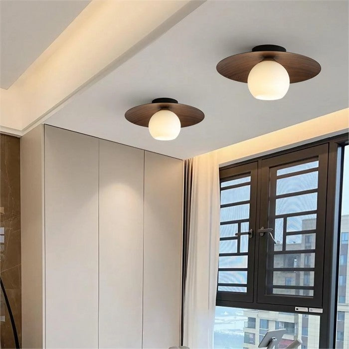 Carvallo - Elegant Globe Pendel Lampa För Naturlig och Konstnärlig Atmosfär Carvallo