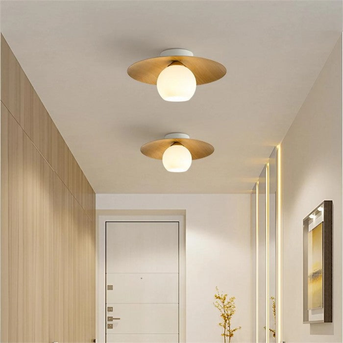 Carvallo - Elegant Globe Pendel Lampa För Naturlig och Konstnärlig Atmosfär Carvallo