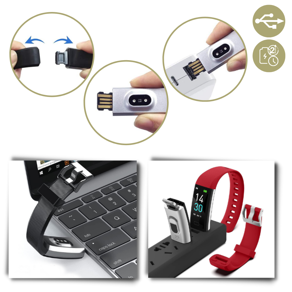 Smartwatch med hälsospårning för seniorer Carvallo