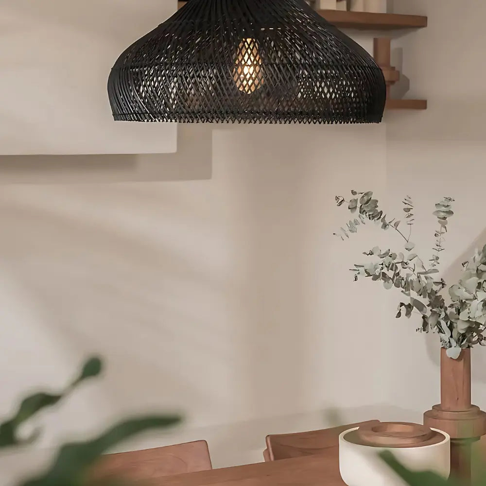 SereniGlow - Minimalist Boho pendel med varm omgivande belysning Carvallo