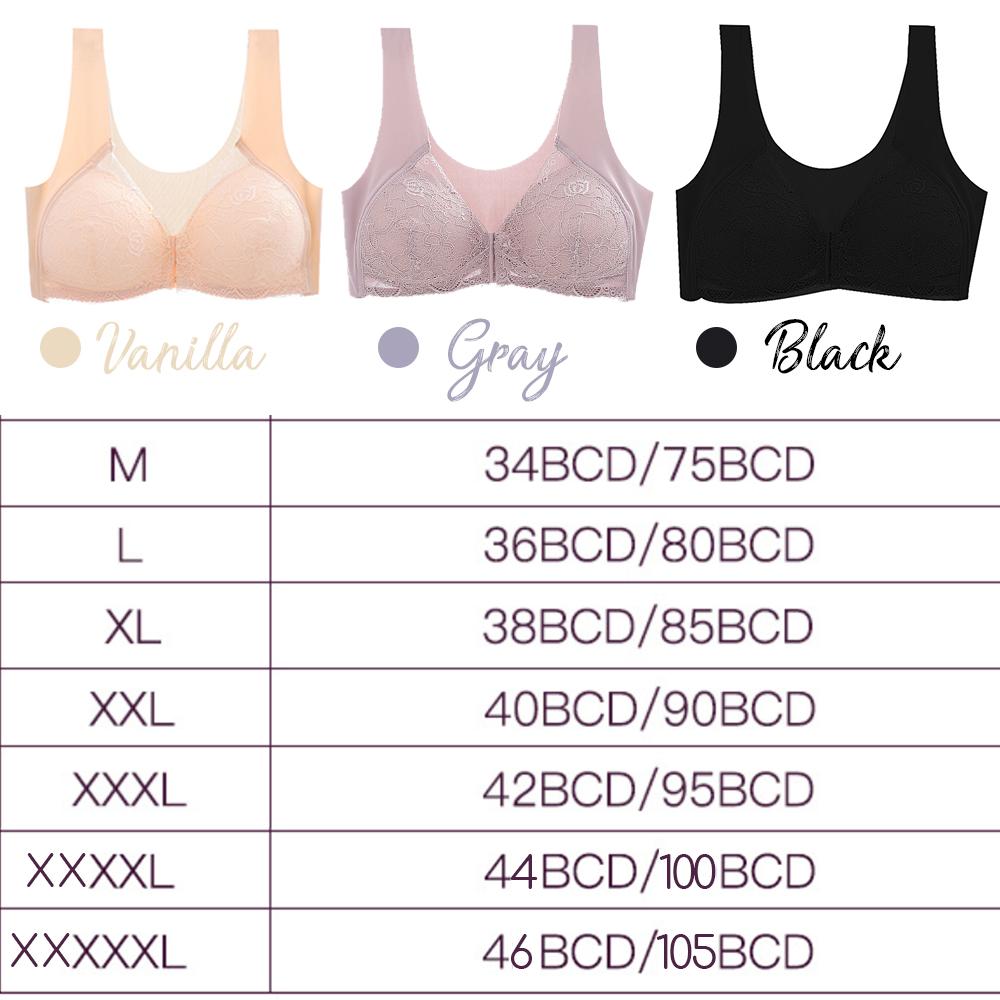 RelaxUp® Push-up-BH med innovativt frontspänne (2st)-Dam Kläder-Hemnix-Köp 1 få 1 gratis i varje beställning!-Vanilj-L-Hemnix