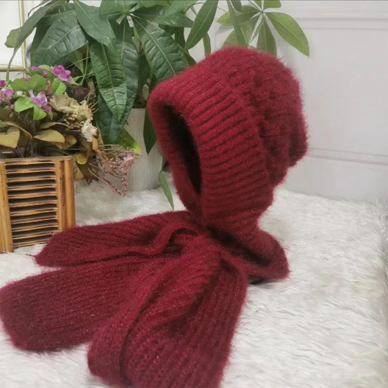 Carvallo | ScarfBeanie - Damensjal och Beanie-hatt i ett Carvallo