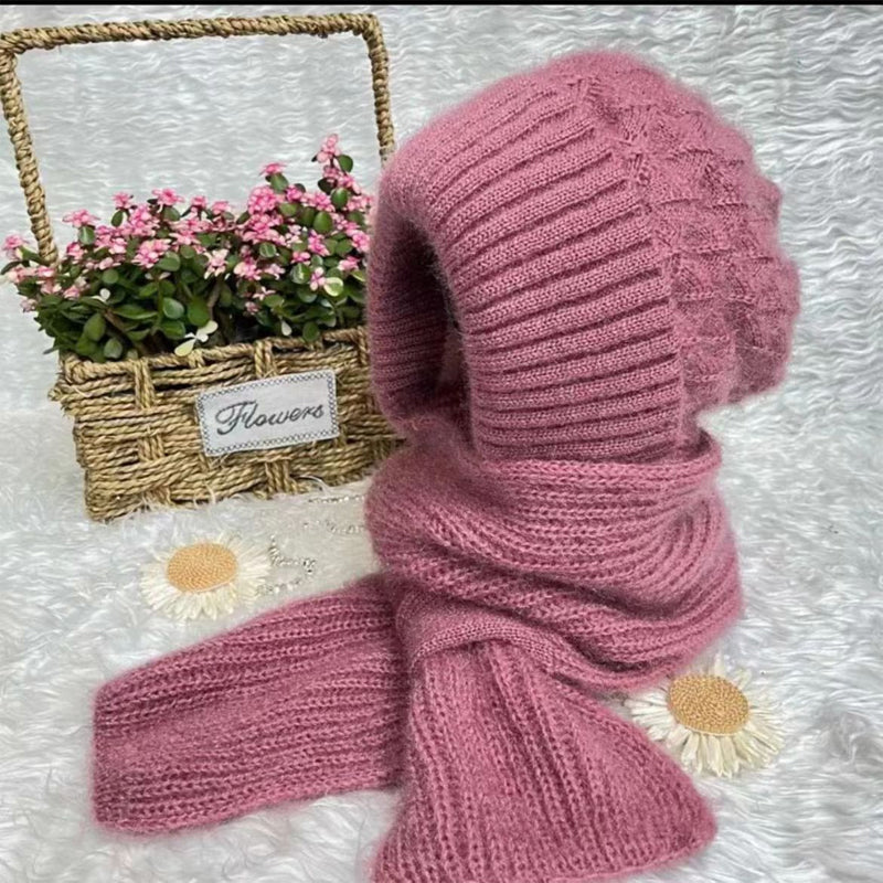 Carvallo | ScarfBeanie - Damensjal och Beanie-hatt i ett Carvallo
