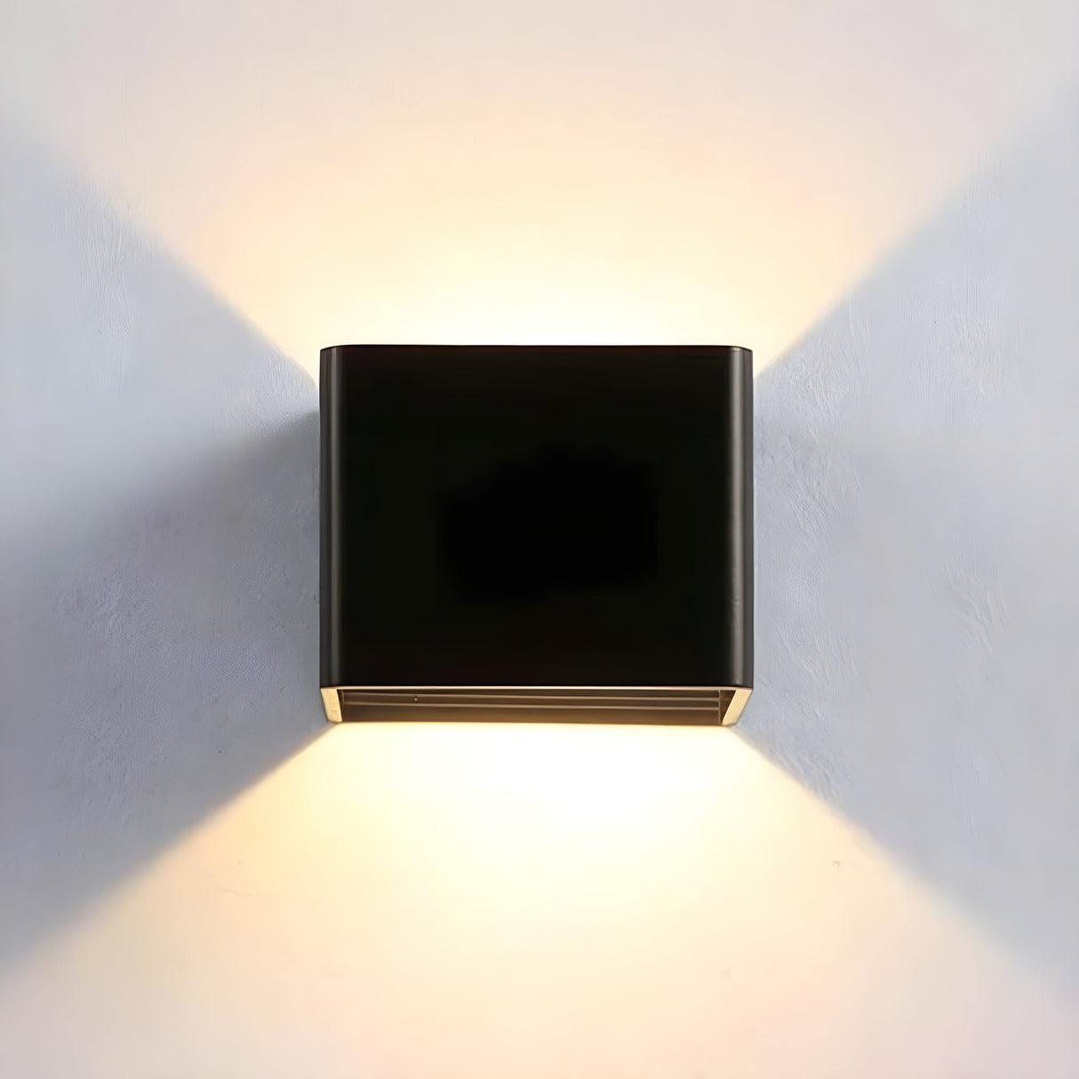 GlowBurst Light - Modern Fyrkantig LED Vägglampa Carvallo