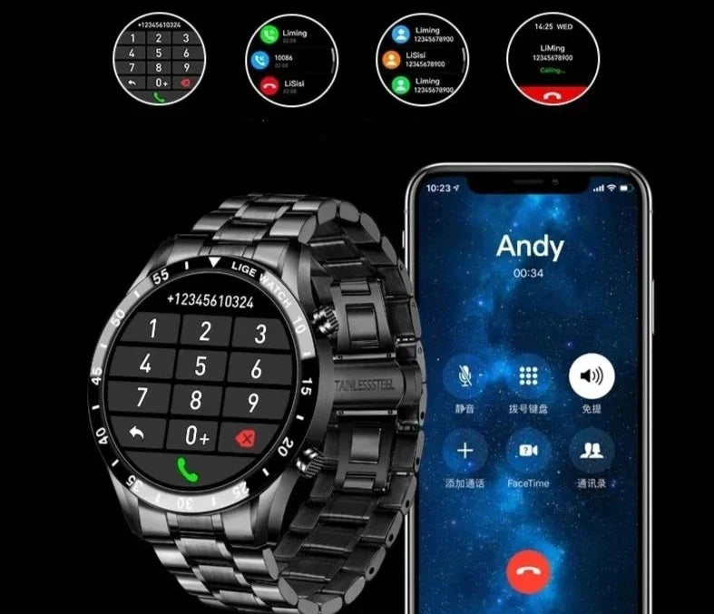 Elegant sport smart klocka-Watches for men-Bellasverige-Hemnix