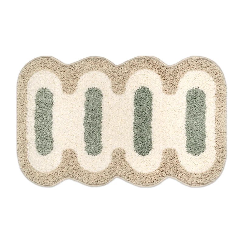 Carvallo - Mjuk badrumsmatta med stilren geometrisk design Carvallo