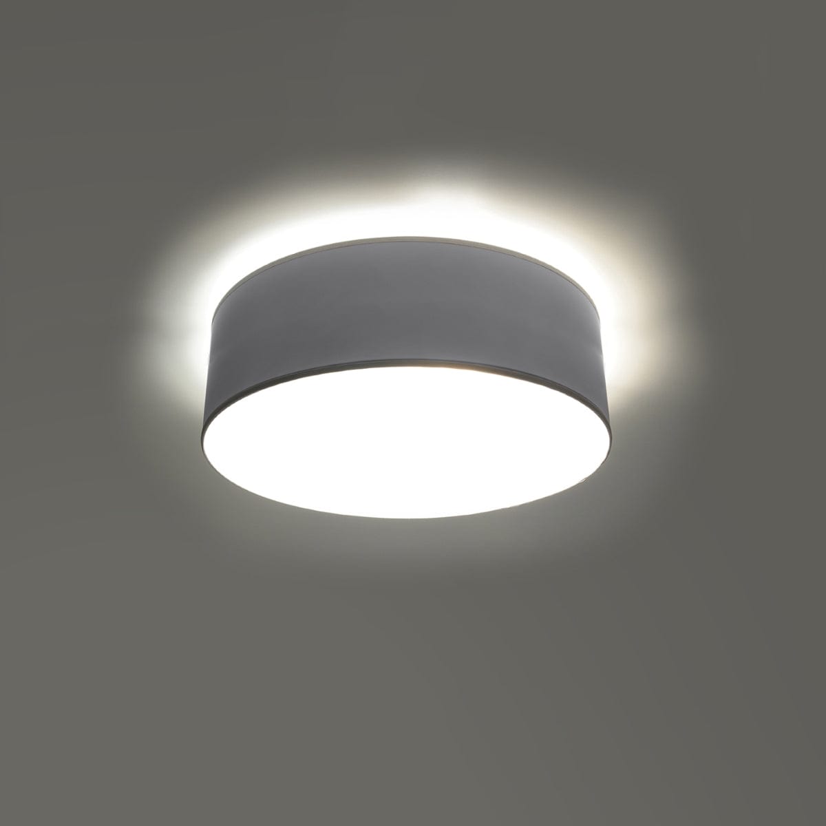 Arena Designer Taklampa - Grå - 1xE27 LED - Modern PVC Armatur Carvallo
