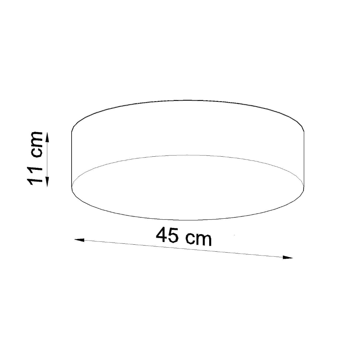 Arena Designer Taklampa - Grå - 3xE27 LED - Modern PVC Armatur Carvallo
