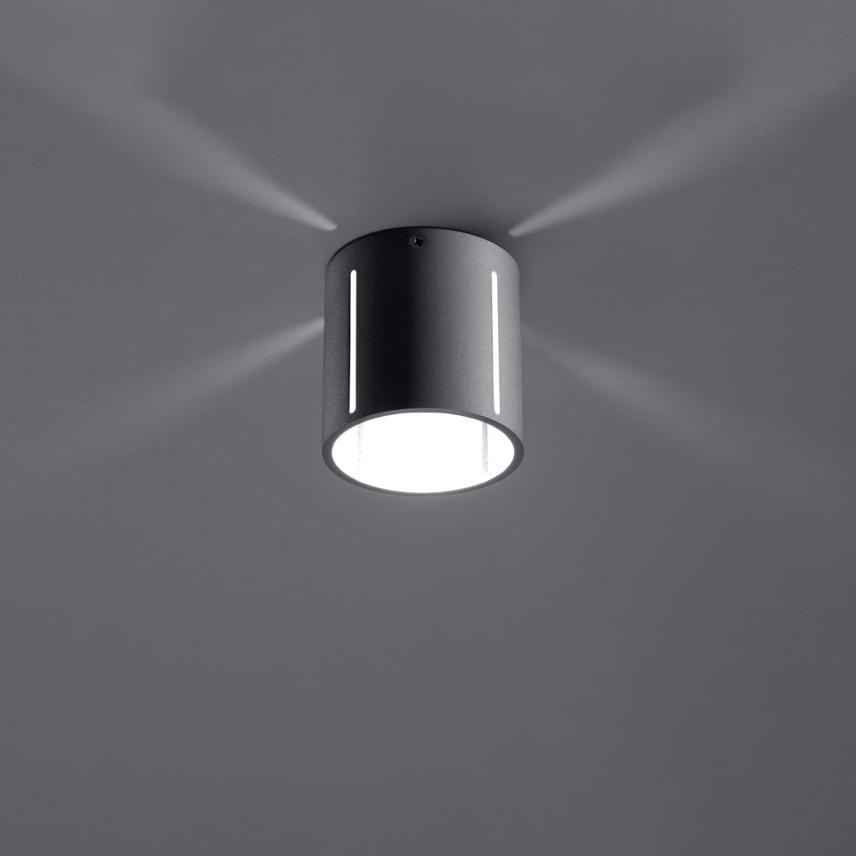 Taklampa Inez Grå - Modern Perforerad Taklampa - Aluminium - Utbytbara G9-lampor - Elegant Grå Finish - Futuristisk Ljuseffekt Carvallo