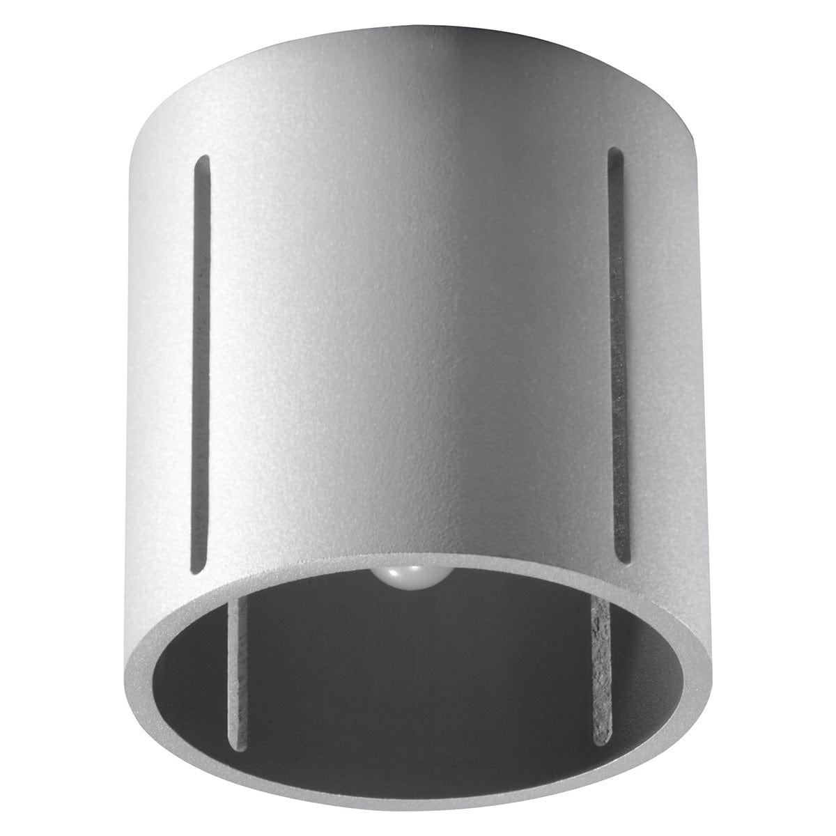 Taklampa Inez Grå - Modern Perforerad Taklampa - Aluminium - Utbytbara G9-lampor - Elegant Grå Finish - Futuristisk Ljuseffekt Carvallo
