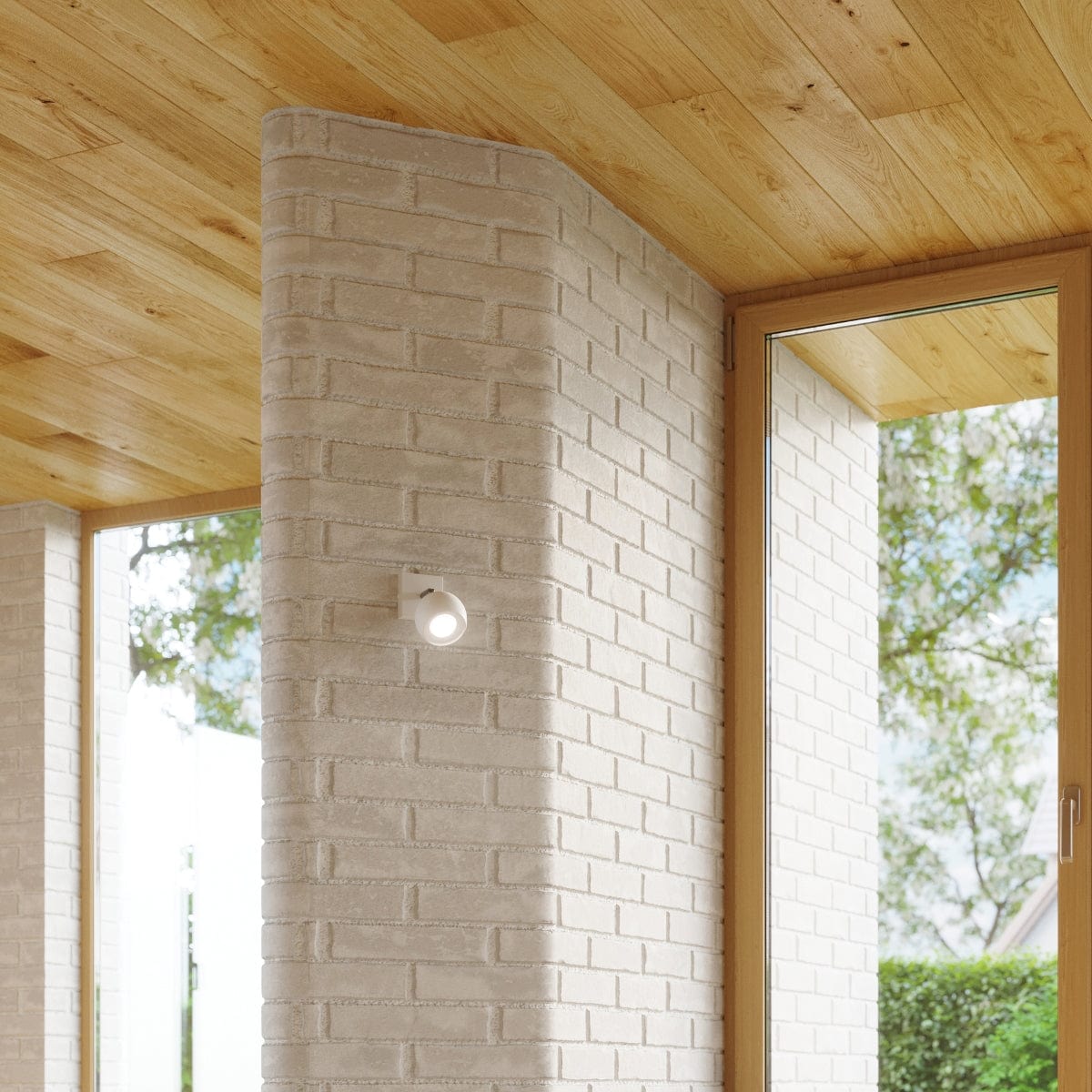 Taklampa Oculare 2 Vit - Modern Vit Spot Taklampa - Justerbar Riktad Belysning - Utbytbara GU10 Ljuskällor - Snygg Sferisk Design Carvallo