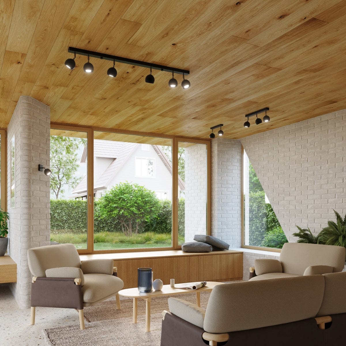 Taklampa Oculare 4 Svart - Modern Spottaklampa - 4 Justerbara Skärmar - Sferisk Design - Hållfast Stål - GU10 Glödlampa Kompatibel Carvallo