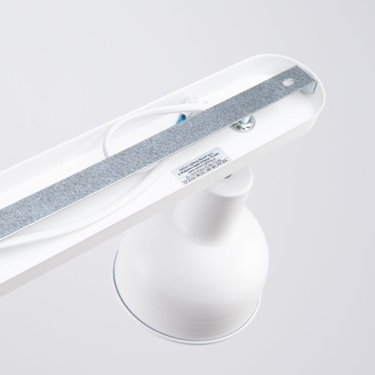 ELBA Taklampa - 2-Ljus Vit - Minimalistisk Justerbar Design - LED Kompatibel - Energibesparande - Idealisk för Kontor och Heminredning Carvallo