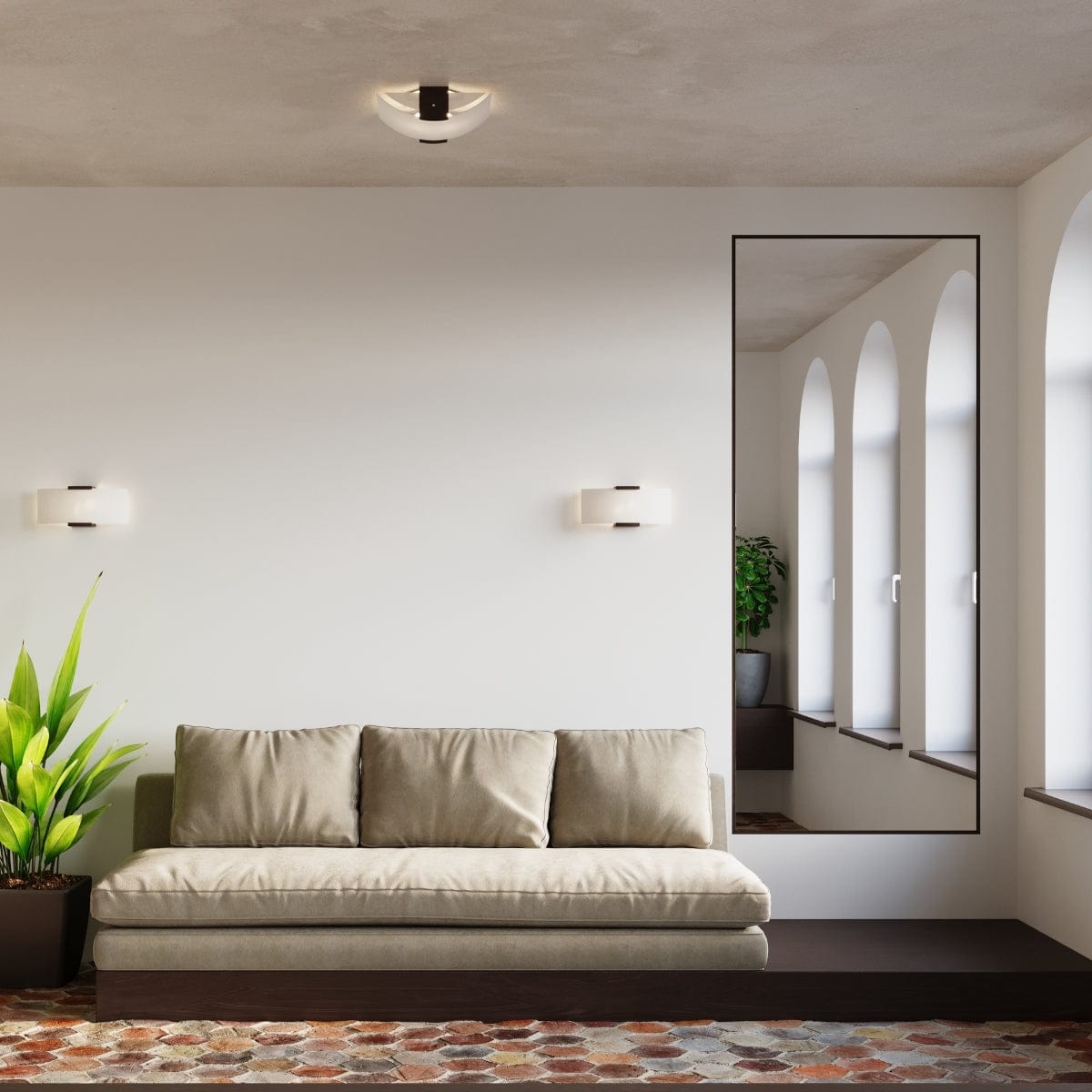 Emilio Vägglampa - Trä & Matt Glas - E27 Max 15W - Varm Ambient Belysning Carvallo