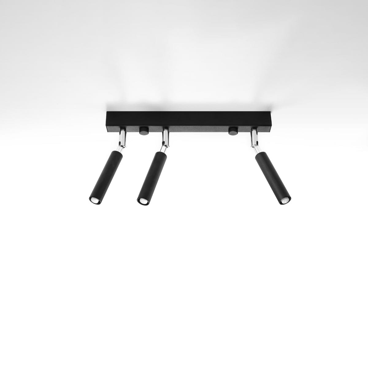 Eyetech Spot Taklampa - 3-Ljus Svart - Justerbar Riktning - Industriell Design - Pulverbetsad Stål - Utbytbara G9 Lampa - Loftstil Belysning Carvallo