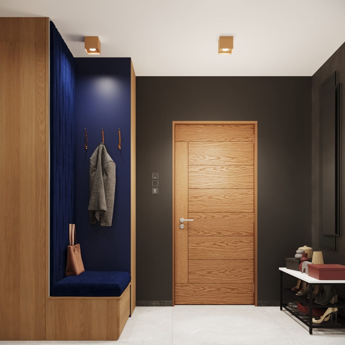 Hati Taklampa - Guld - Industriell Loftstil - Lätt Gipscement - Minimalistisk Design - Enkel Bytning av Glödlampa - Kompakt och Mångsidig Carvallo