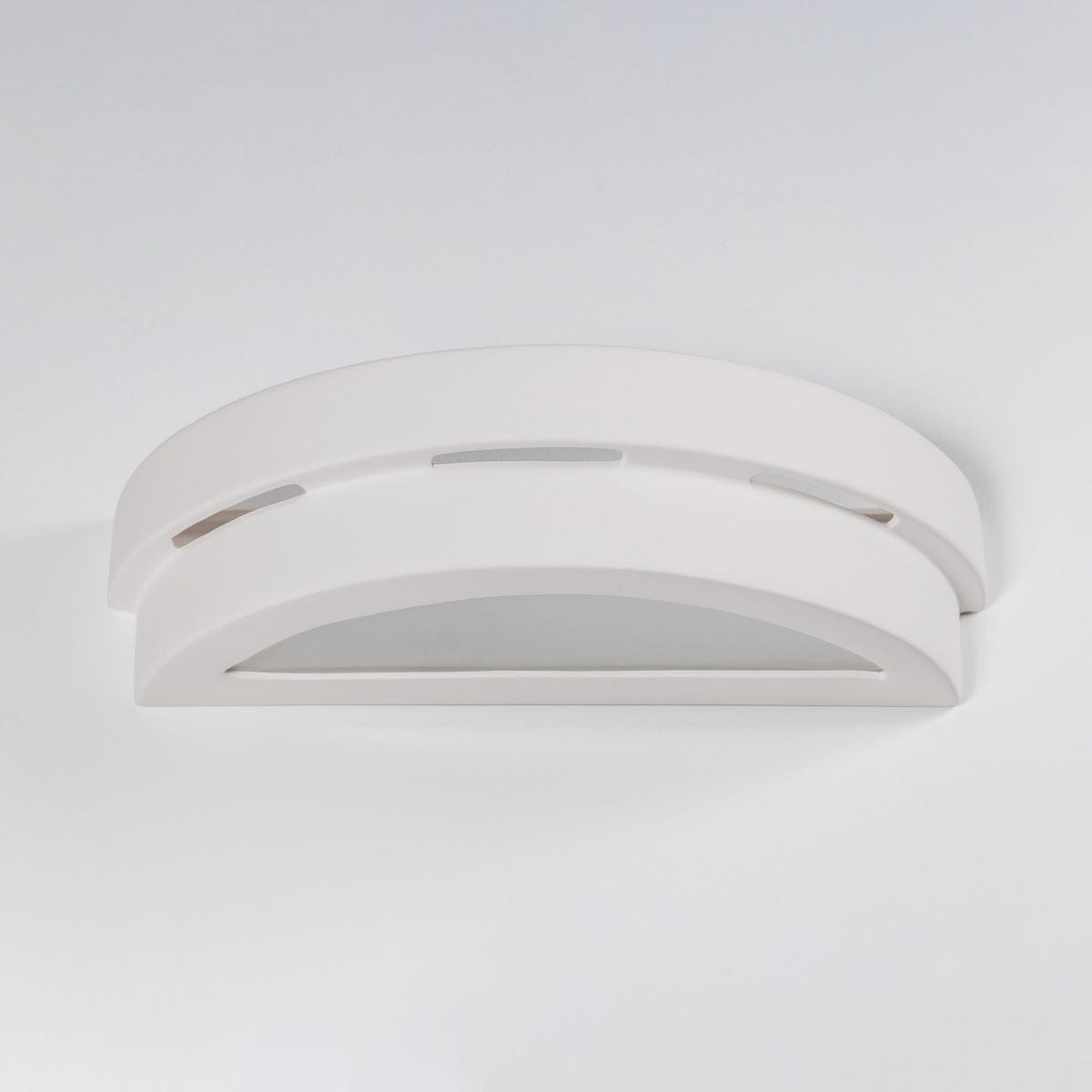 Helios Keramisk Vägglampa - Vit - Modern & Elegant Design - E27 Carvallo