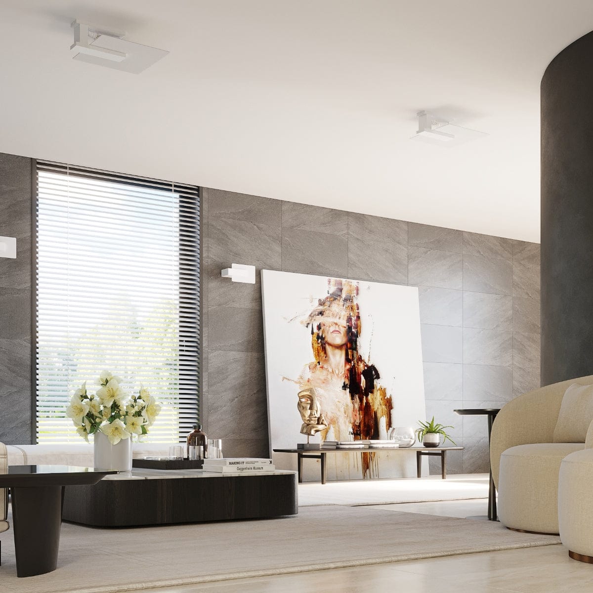 LAPPO Vit Trä Taklampa - Skandinavisk Design - Matt Glas Skärm - E27 Glödlampa Kompatibel - Lätt Att Rengöra - Mjuk Ambient Belysning Carvallo