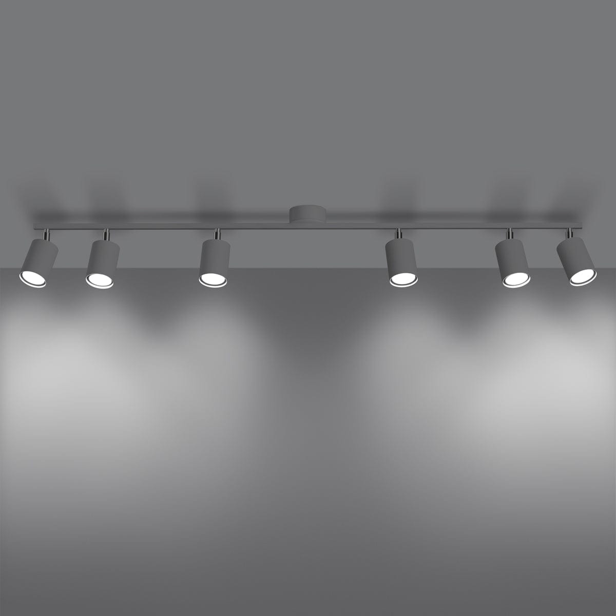 LEMMI Taklampa 6 L Vit - Minimalistisk Design - Justerbar Ljusvinkel - Smart Glödlampa Kompatibel - Lätt att Rengöra - Funktionell Belysning Carvallo