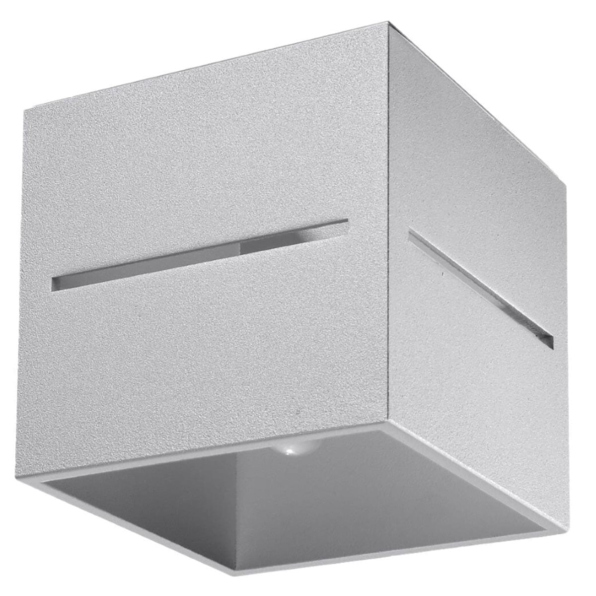 Lobo Gray Taklampa - Minimalistisk Aluminium Design - G9 LED Sockel - 10x10x10 cm Carvallo