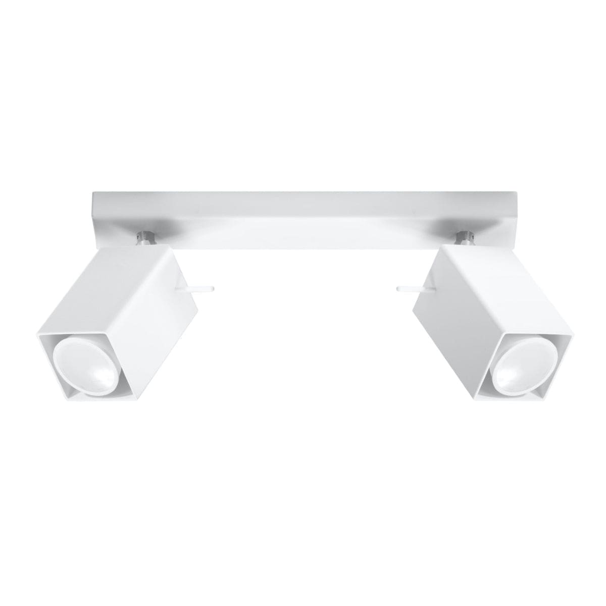 Merida Industrial White Dubbel Spotlight - Justerbar Stål Taklampa, 30x6x16 cm Carvallo