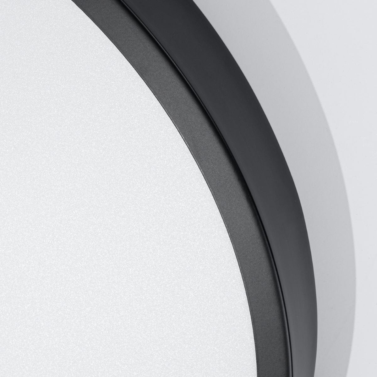 Onyx 60 Taklampa Svart LED 3000K - Rund Takplafond - Enkel och Elegant Design - Lätt att Rengöra - Mjukt och Diffust Ljus - Minimalistisk Stil Carvallo